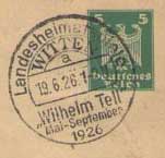 Sonderstempel 1926