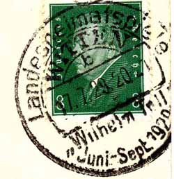 Sonderstempel 1929